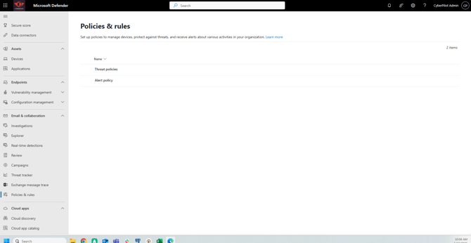 2 Defender_Policies & rules