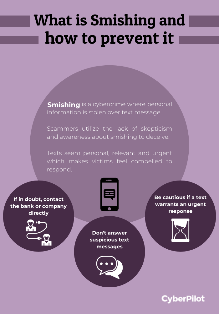 Smishing - Infographic