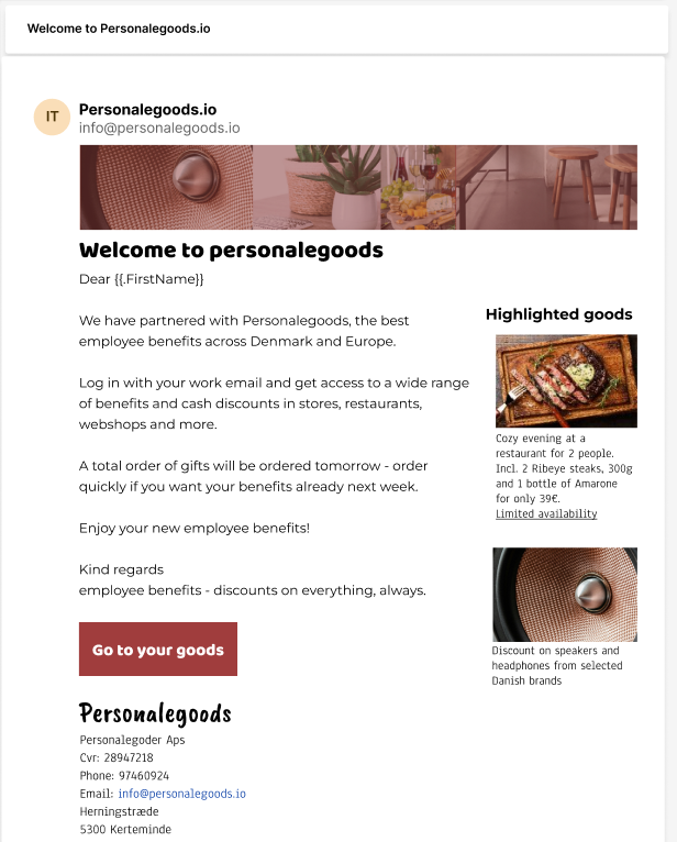 Personalegoods