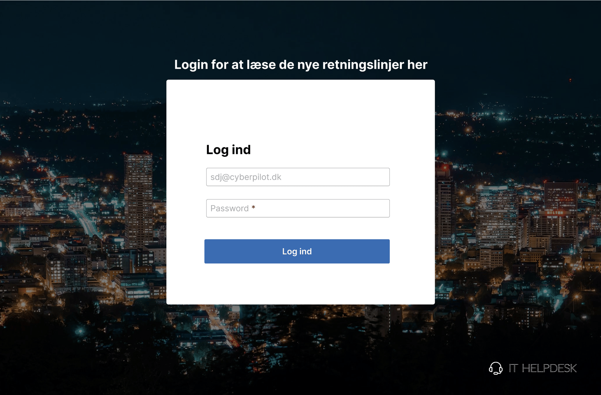 ITHelpdesk-Landingpage