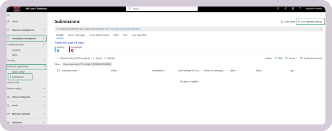 find user reported settings