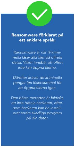 Träning i cybersäkerhet för ransomware