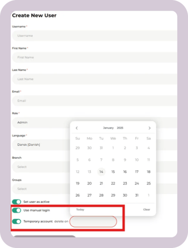 user outside of entra